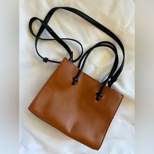 Anthropologie | Brown Crossbody Bag
